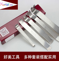 Stainless steel crowbar Car audio modification tool Door plate inner buckle navigator disassembly metal steel crowbar screwdriver