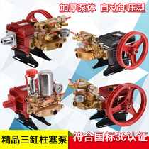 Qingfeng agricultural garden high pressure sprayer sprayer three-cylinder plunger landscaping pressure pump car washing machine pump head