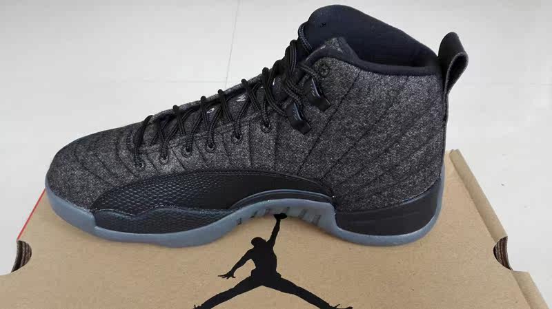 换季出air jordan 12 wool aj12羊毛面料男篮球鞋852627-003