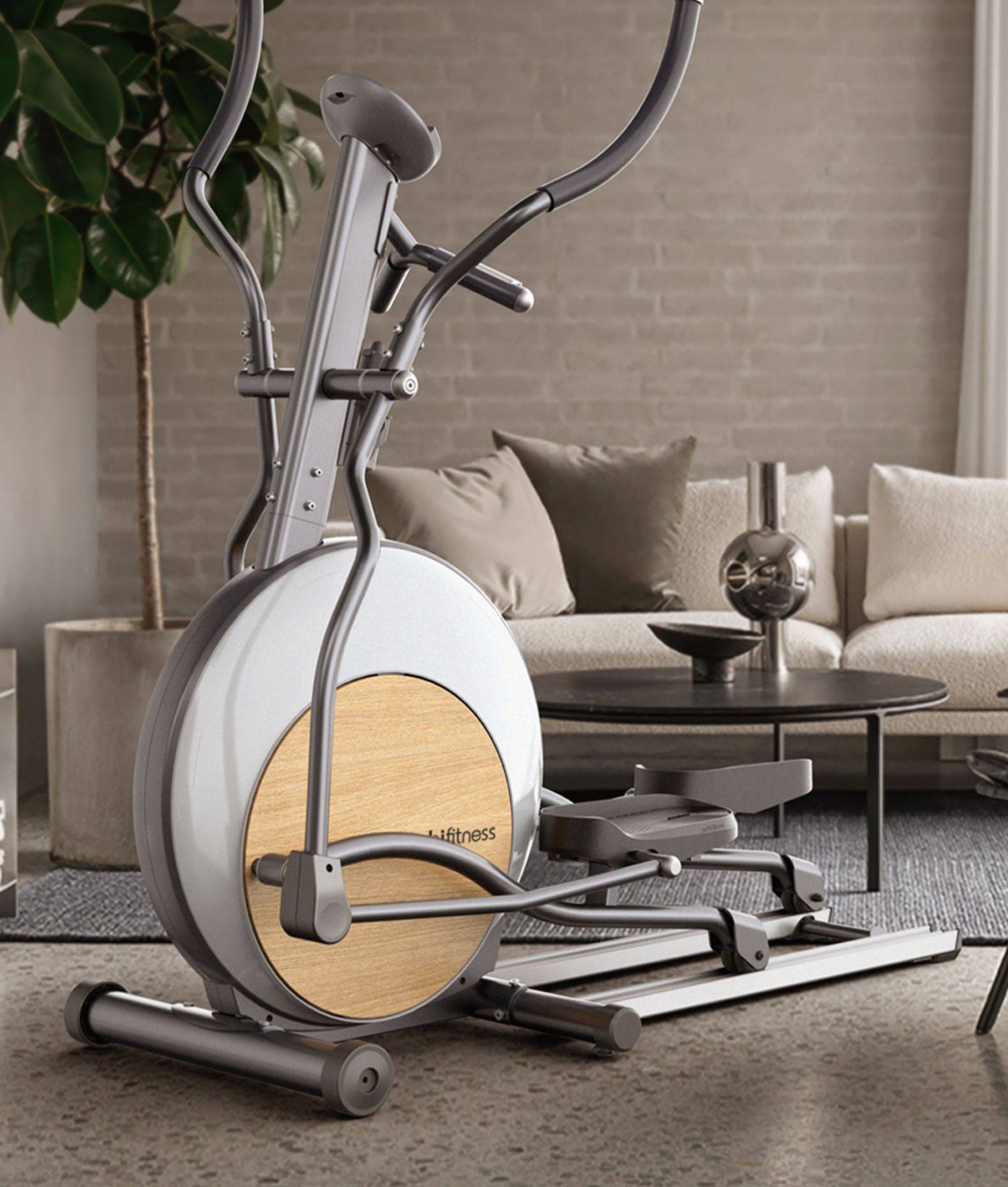 莫比椭圆机家用小型椭圆仪超静音登山机太空漫步机健身房运动器材