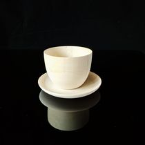 Large lacquer wood lacquer wood embryo lacquer art material lacquer painting Chinese lacquer DIY hand painted plain baby basswood custom tea cup