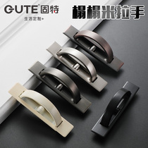 Good Japanese Tatami floor dark handle drawer Modern simple hardware invisible embedded embedded handle