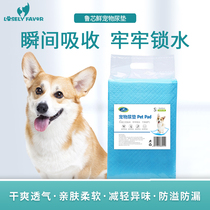 Dog diaper Pet diaper Absorbent pad 100 Cat diaper Teddy diaper thickened deodorant sanitary pad supplies