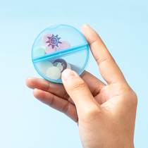 Medicine Kit Sooner and later to remind portable carry-on week 7-7 days 14 Gg meal pre-meal mini-day-style small medicine box