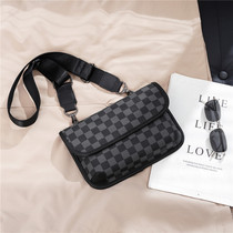 Net Red and American Classic Classic Plaid Chest Bag for men and women Lovers Spiritual Society Little Guys Purse Fashion Single Shoulder Diagonal Satchel Head