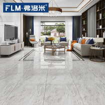 Simple modern gray large board tile floor tile 600x1200 living room marble wall tile non-slip floor tile