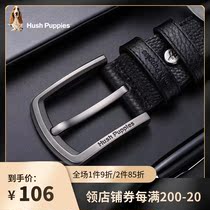Xiubushi 2021 new leather belt mens business needle buckle belt first layer cowhide casual fashion pants trend