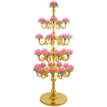 33-product LED Crystal Lotus lamp Temple large floor lamp for Buddha lamp Buddha lamp Buddha lamp front lamp Buddha lamp