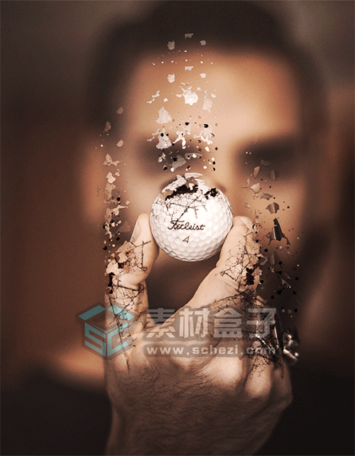 【0157】裂痕破碎动画ps特效动作碎片粉碎素材gif动效 视频教程