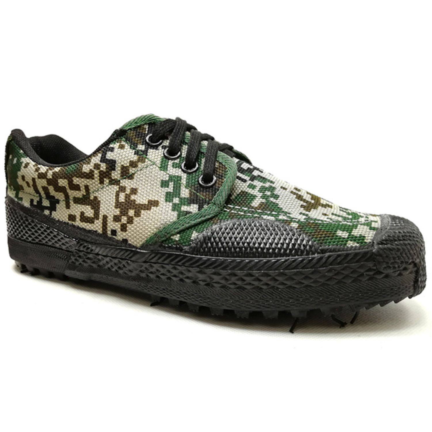 解放鞋男军鞋迷彩鞋07作训鞋工作胶鞋军训鞋女劳保工地耐磨劳动鞋