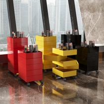 Barber shop tool cabinet hair stylist floor cabinet drawer type hairdressing products hair salon special salon locker