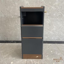 Barber shop tool cabinet hair stylist drawer type hairdressing products floor-to-ceiling hair salon special density board locker