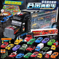 Childrens alloy car educational toy Excavator fire truck big truck boy 3-4-5-6-7-8 years old