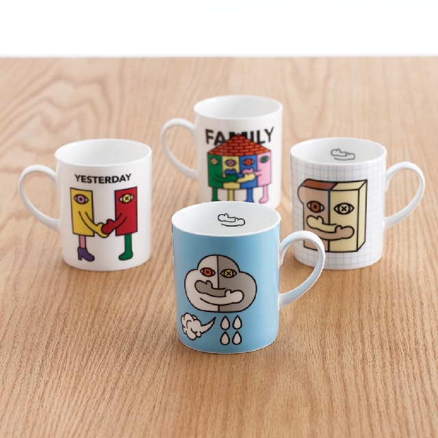 Loveramics love June I love mark cup three 380 ml ipads porcelain cup of milk tea cup cup H & T