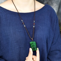 Natural Russia Old stock and Tian Yubei jade landscape pendant 2022 new jade pendant with certificate woman