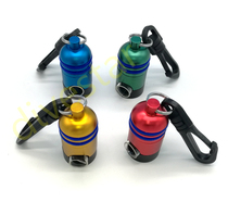 Diving spare respirator Quick discharge carrying tube Breathing regulator Magnetic hook