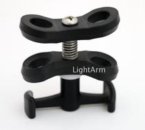 The manager recommends diving photography professional equipment 60 degree angle underwater flashlight lamp arm Butterfly Ball clip two holes flash