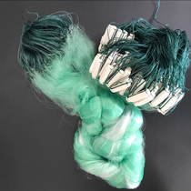 Boat brand green silk floating net 2 meters-8 meters high 100 meters long fishing net Fishing wire mesh sticky net Three-layer fish wire mesh hanging net