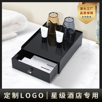 Hotel dental toiletries storage box put toothbrush hotel bathroom disposable consumables box light luxury series