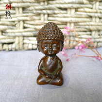 Su Gong solid copper sand boy Buddha statue Zen Si creative incense ceremony tea ceremony tea pet home factory
