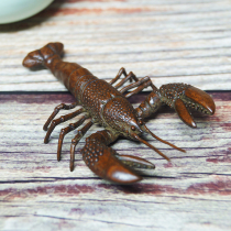 Handmade solid copper lobster tea favorites Bronze Worms Copper Pen Shelving Pen Shelf Town Paper Tricks of the Bronze Art Pendulum of the Warehouse Special price