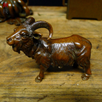 Handmade solid copper zodiac sheep ornaments creative copper tea pet Copper Worm copper cudzhen paper town home landscape accessories