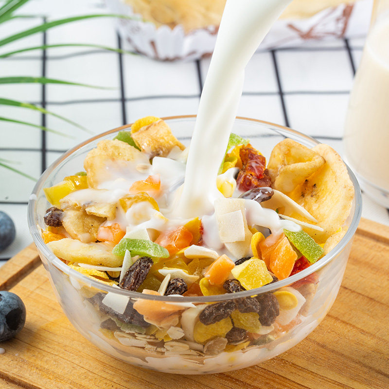 fruit oatmeal 1kg brewed into drink mixed nut oatmeal instant breakfast without saccharin and non-fat fitness 