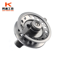 All-metal front wheel horizontal ice winter fishing wheel fishing wheel fishing wheel wheel with discharge power fishing wheel