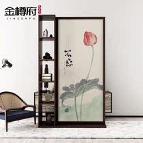 New Chinese Screen partition Living room entrance door Xuanguan Brief about modern bedroom shielded home shelve solid wood seat screen