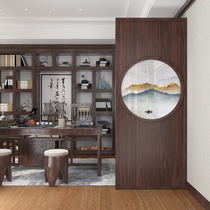 New Chinese-style screen partition Living room entrance door Xuanguan Brief about modern bedroom shielded home solid wood seat screen wood