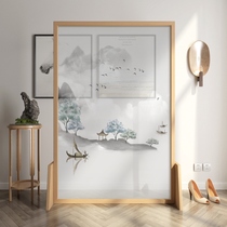 New Chinese Screen Partition Entrance Door Xuanguan Brief About Modern Bedroom Shelter Home Woody Solid Wood Mobile Holder Screen