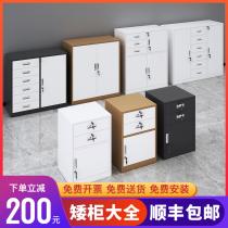 Short cabinet steel office filing cabinet with lock table twelve drawers cabinet floor containing cabinet information cabinet locker