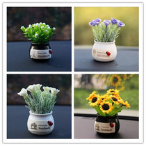 Creative car potted ornaments simulation auspicious fruit plant interior ornaments car seat type aromatherapy light fragrance