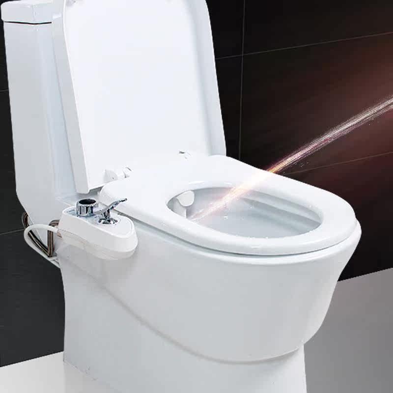 简易洁身器不用电智能马桶盖外阴妇洗器 老人洗屁股冲洗器卫洗丽_不