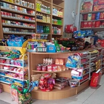 Display case Show shelf Exhibition Shelf Tea Cabinet With Corner Smoke Wine Cabinet Shelving Combination Supermarket Pharmacies Cashier