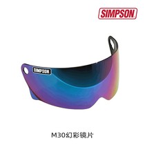 SIMPSON helmet Simpson M30 uncovered helmet lens transparent lens Symphony black American version helmet parts