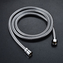 304 stainless steel shower shower hose hand holding lotus fluffy head rubber tube anti-burn without winding shower tube can stretch