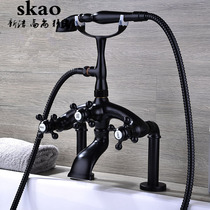 skao Germany all-copper bathroom Guiffee Phone European-style cylinder edge Ming-fit bathtub shower shower set hot and cold tap