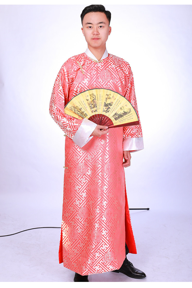 中国风民国少爷老爷服长衫男唐装演出服秀禾服员外管家戏服舞台服