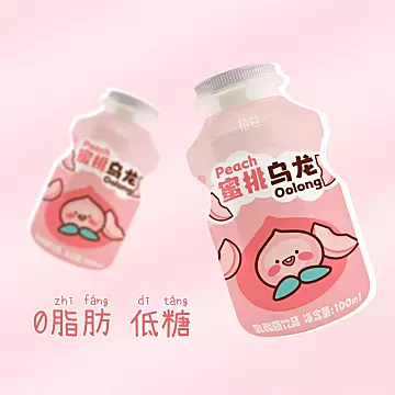 植益蜜桃乌龙味乳酸菌饮品儿童酸奶饮料牛奶[5元优惠券]-寻折猪