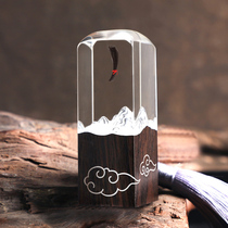 Fetal Hair Zhang Souvenir Xiangyun Silver Seal Fetal Hair Zhang Girl Girl Umbilical Cord Suckling Newborn Gift Venetric