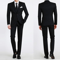 Premium Handmade Private Suit Customized Slim Men Korean Business Casual Wool Suit
