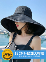 Japan ARXE sunscreen womens anti-UV outdoor large eaves sun hat summer sun hat in summer sun hat cover face hat
