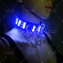 LED luminous neck ring Neck cover LED luminous performance clothing LED luminous neck cover Nightclub performance clothing
