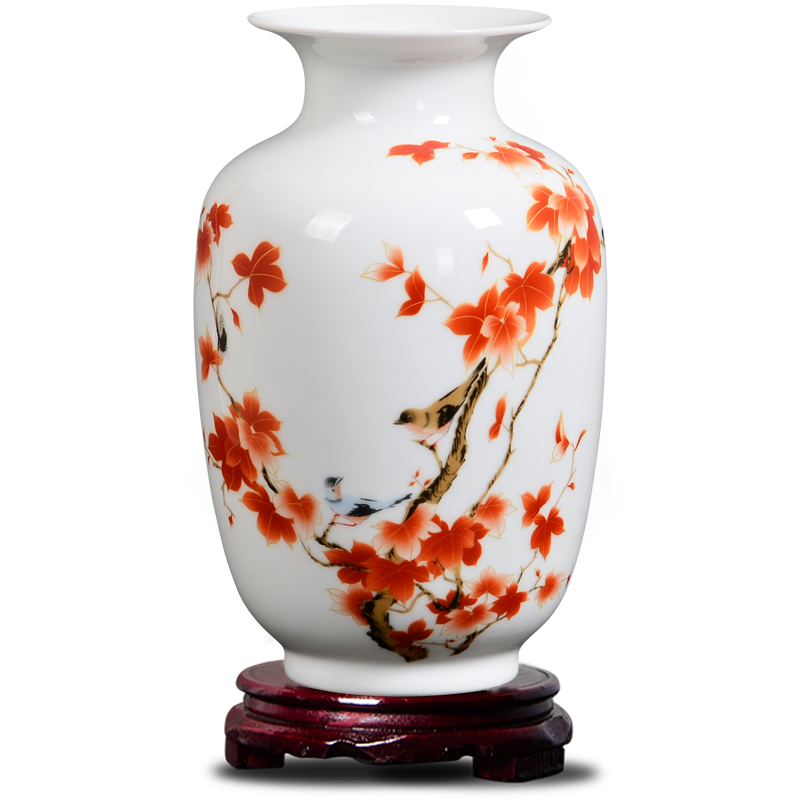 Send the base d324 jingdezhen ceramics vase household act the role ofing is tasted furnishing articles flower arranging, living room decoration