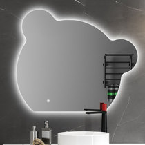 Net Red Money Small Bear Intelligent Mirror Irregular Mirror Toilet Bedroom Dresser Dresser Beauty Mirror Brief Cosmetic Mirror