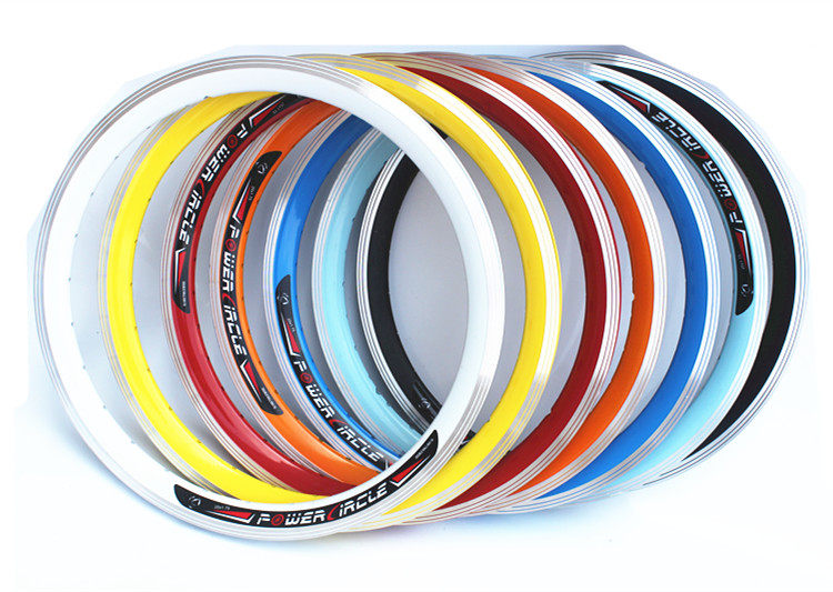 22寸36孔双层铝合金刀圈折叠山地死飞自行车车车圈电动车轮组