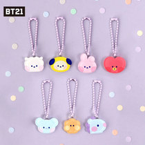 BT21 bulletproof juvenile group minini paparazzi key buckle pendant bag hanging adorable AirPods mobile phone shell hanging decoration