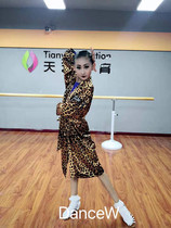 Dans Dance Adult Children Latin Dance Modern Dance Universal BAO WEN Competition Robe CBDF Sports Association Elite Group Personality Competition Robe