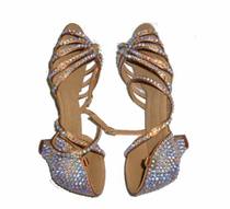 Betty Latin Dance Shoes Womens Children Plus Diamond Plus Pearl Performance Shoes Competition Shoes